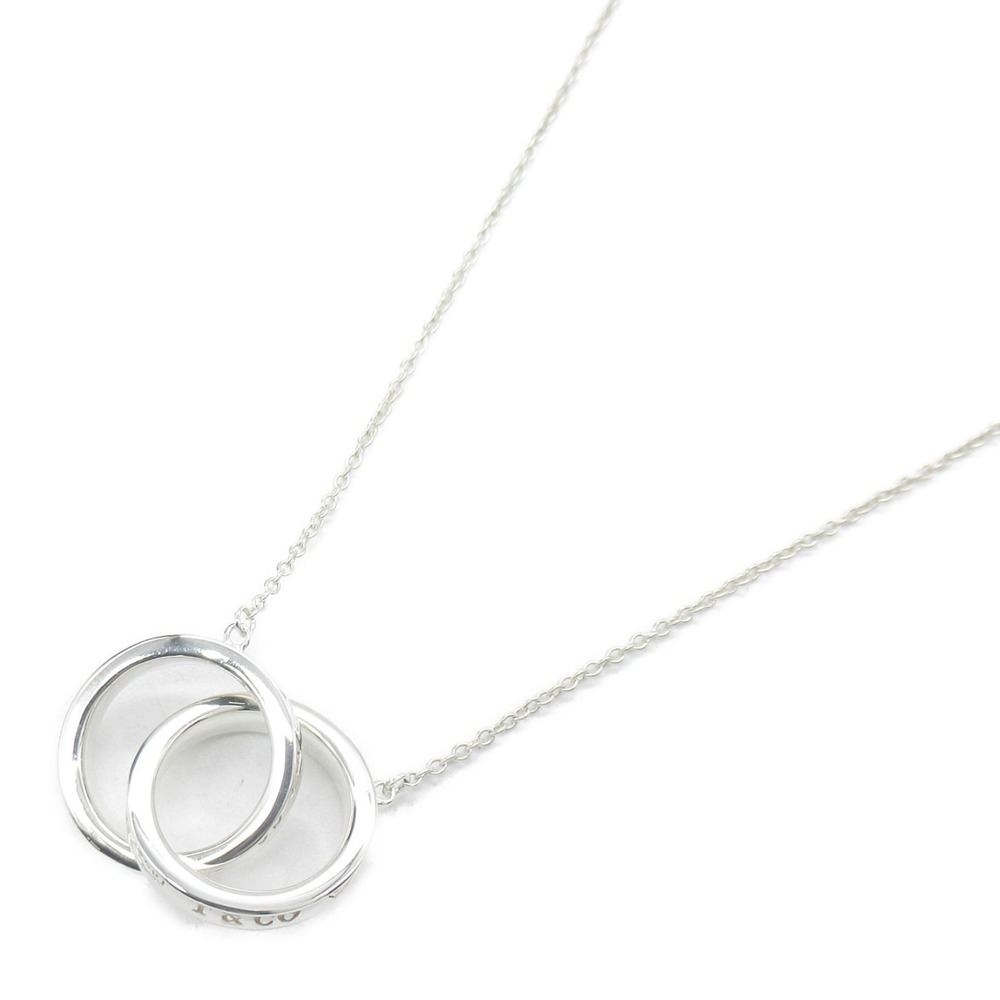 Tiffany Interlocking Circle Necklace Silver